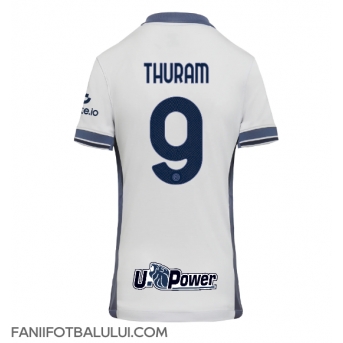 Inter Milan Marcus Thuram #9 Tricou Fotbal Replică 2024-25 Femei Deplasare